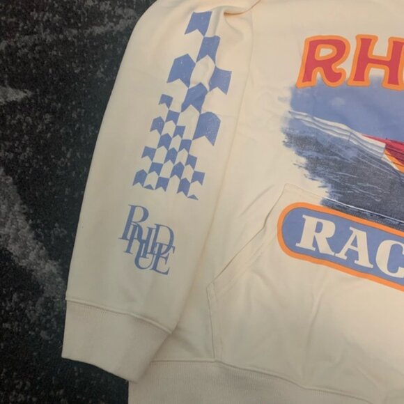 RHUDE Racing 1st Place Boat Hoodie Men’s Large, Medium - Picture 3 of 5